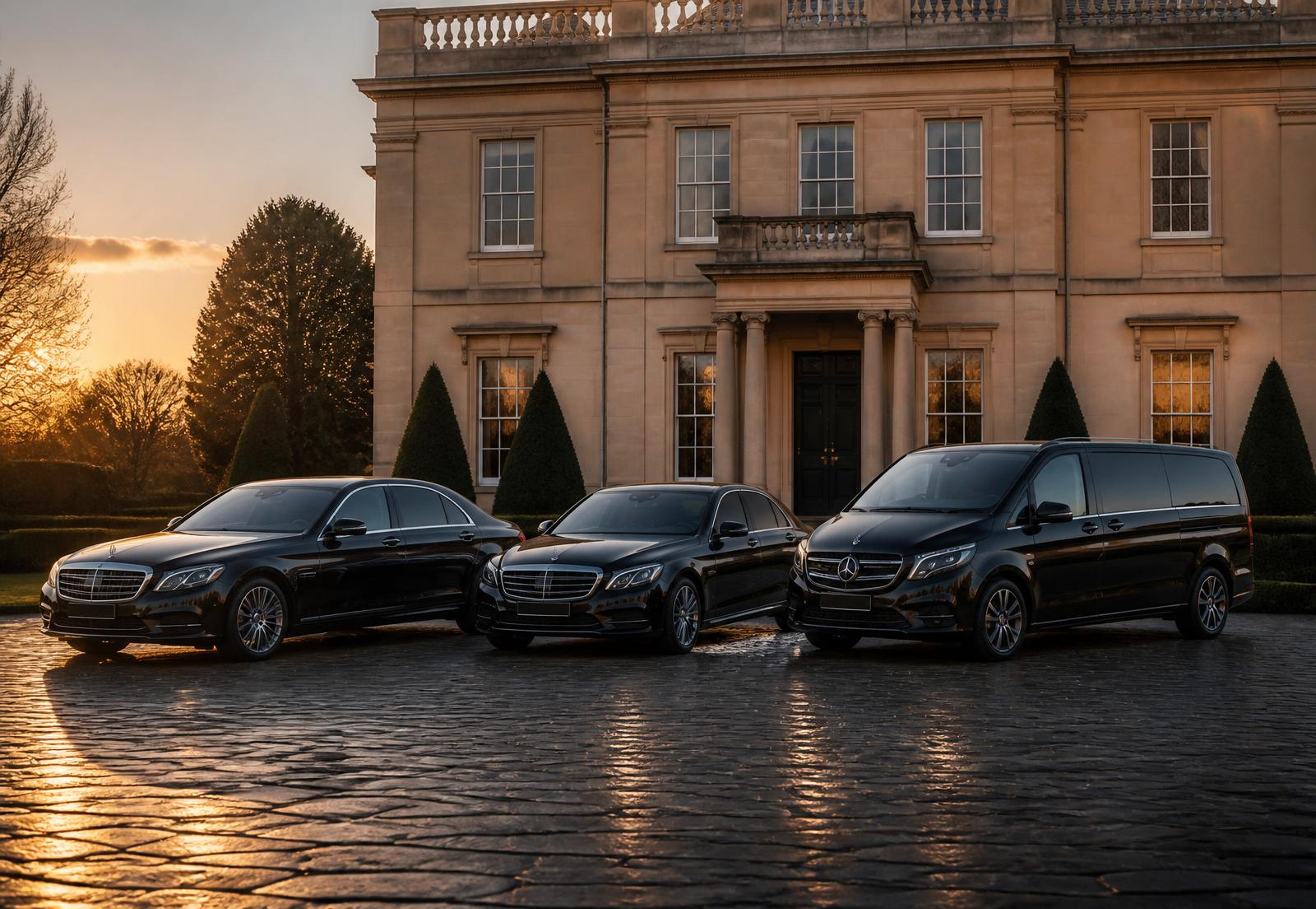 Premier Cars Surrey Mercedes fleet lineup